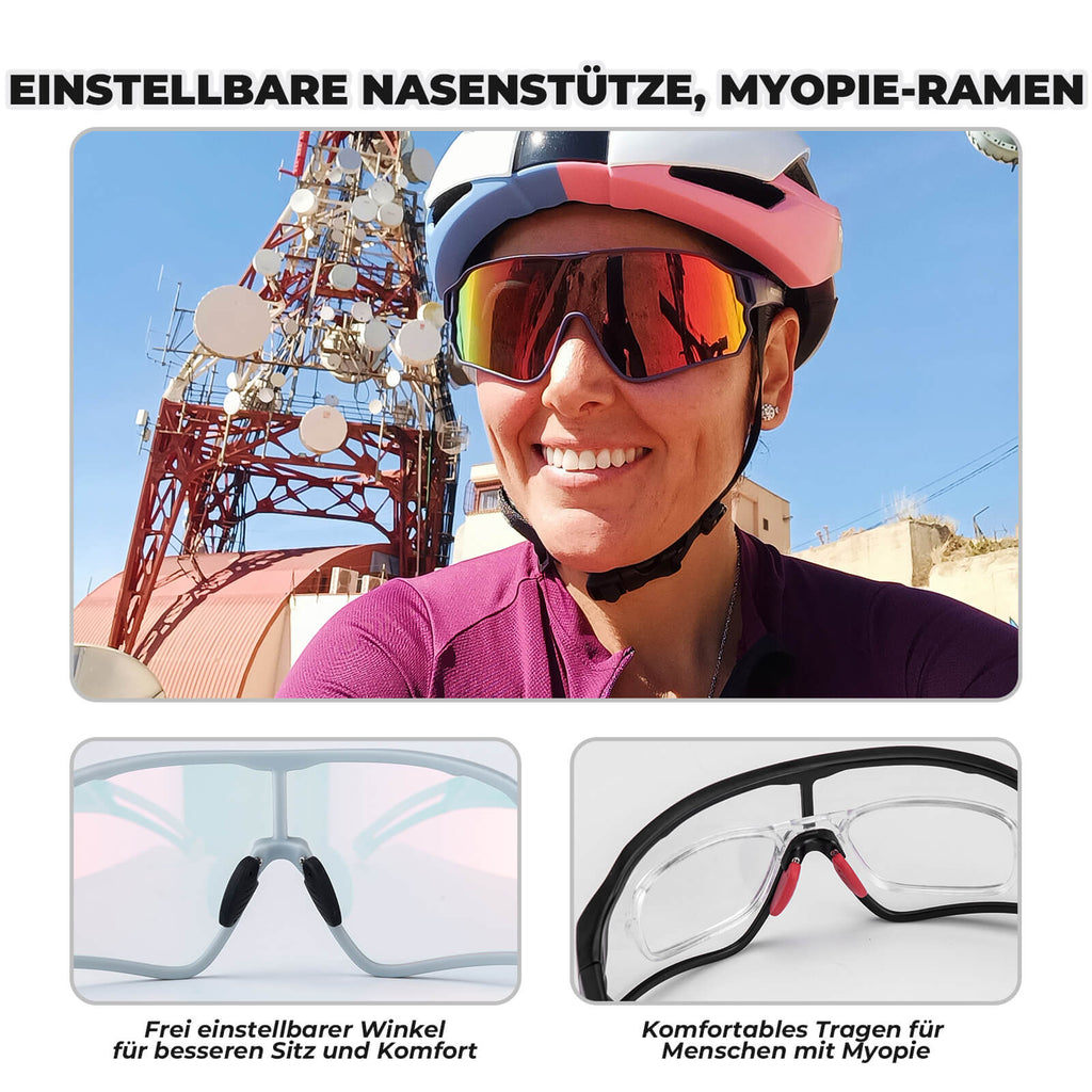 Dynamische Radbrille mit UV400-Sonnenfilter