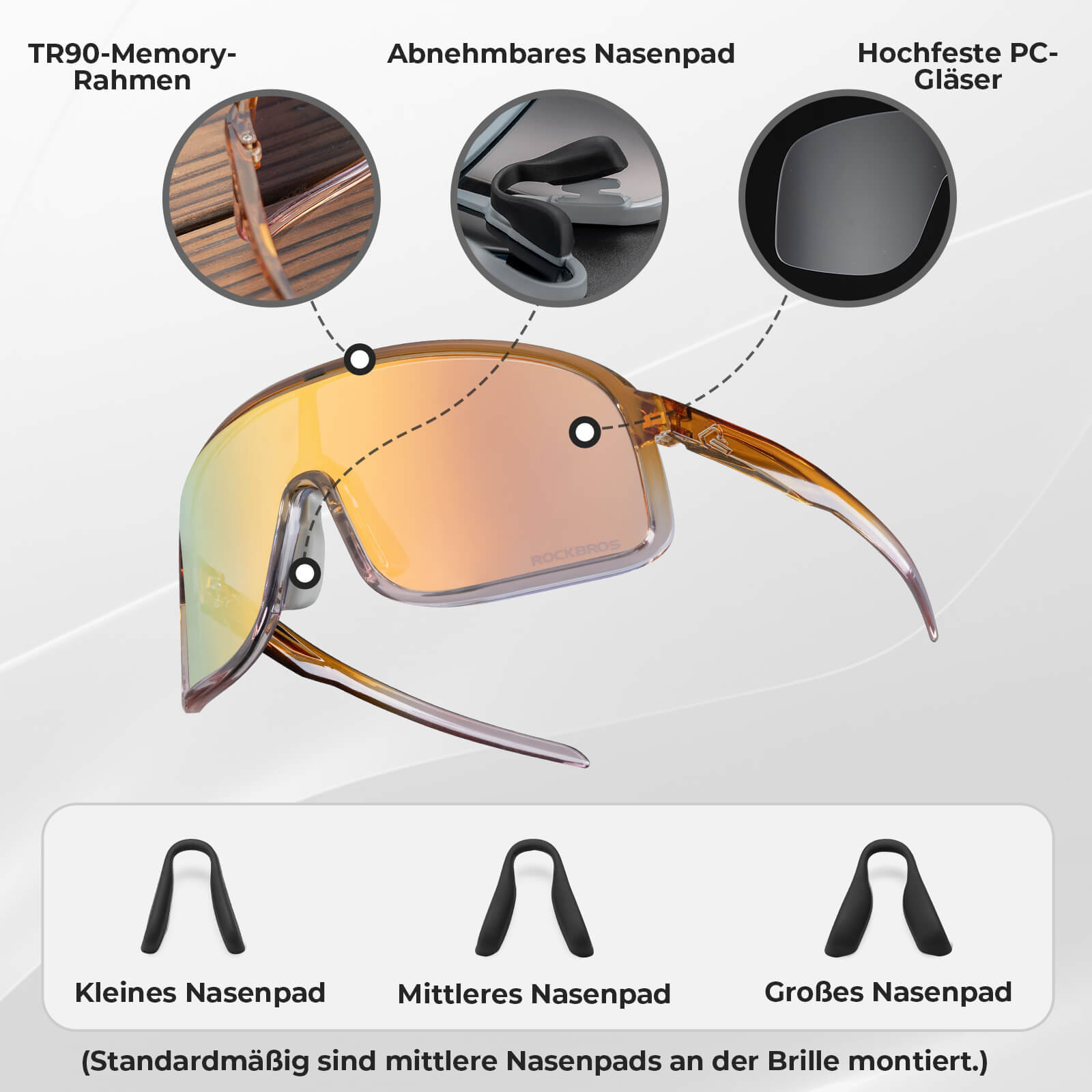 Anti-Beschlag Sonnenbrille Selbsttönend – SHOWDOW Serie