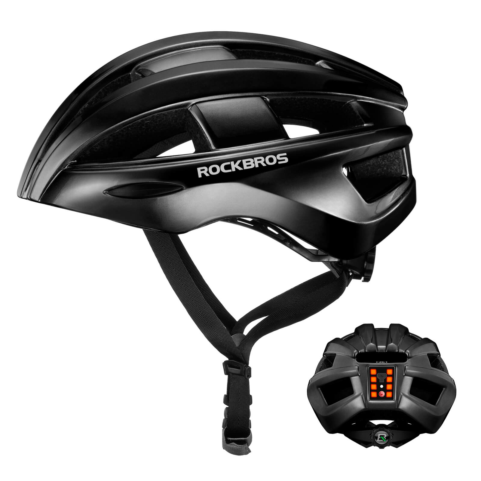 Fahrradhelm mit Rücklicht 55-60cm