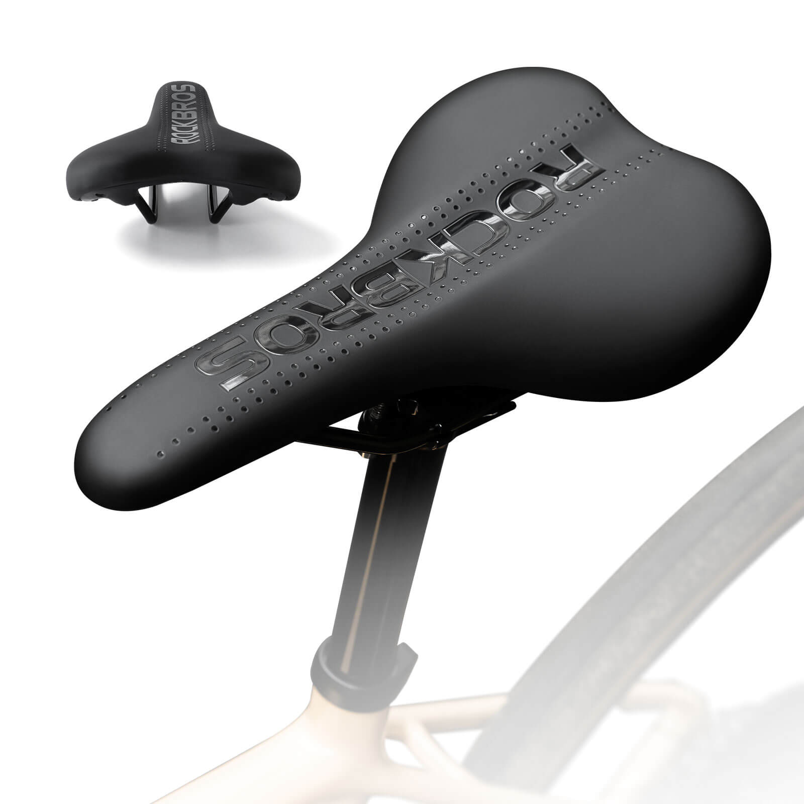 ROCKBROS Fahrradsattel Ergonomisch Fahrradsitz Atmungsaktiv Stoßdämpfend