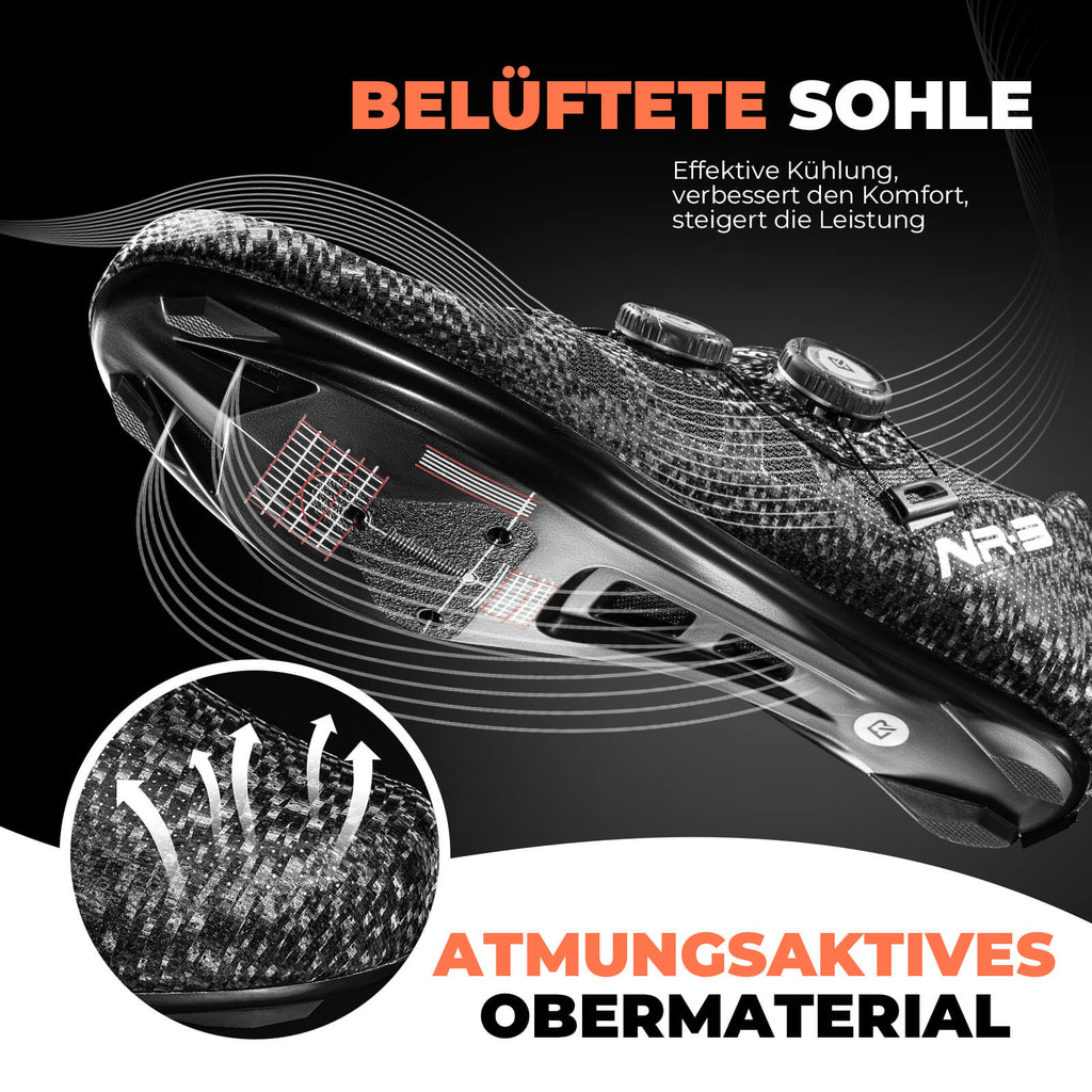 Fahrradschuhe SPD-SL & Look KEO kompatibel - NR3 Serie