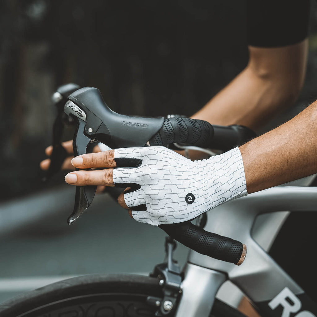 Halbfinger Fahrradhandschuhe Atmungsaktiv Stoßdämpfung Sommer S372