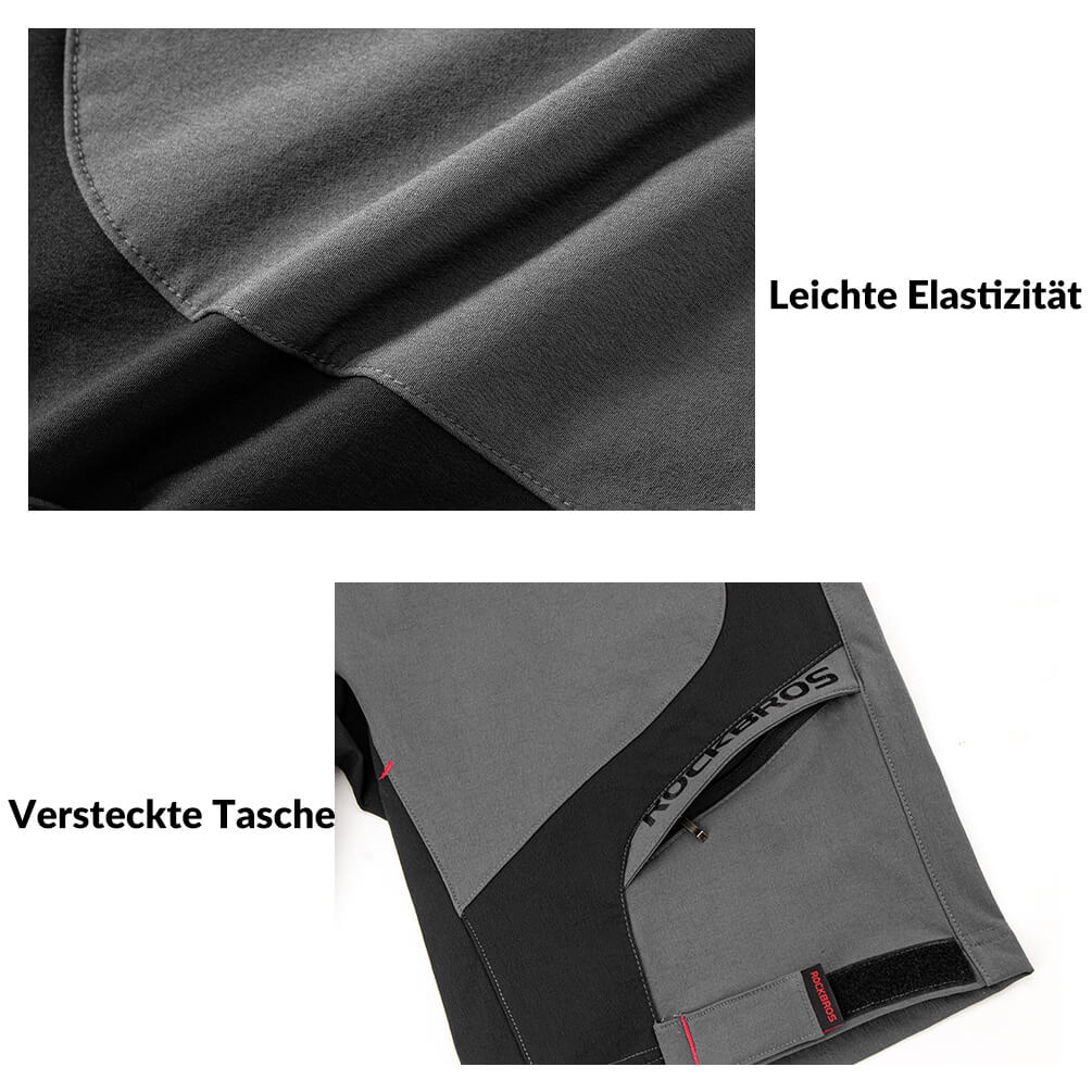 Kurze Atmungsaktive Radhose für Herren (Anti-Stoß)