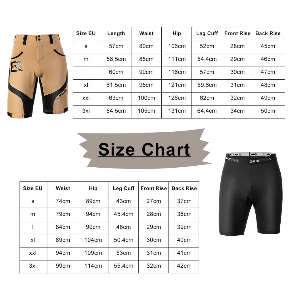 Kurze Atmungsaktive Radhose für Herren (Anti-Stoß)