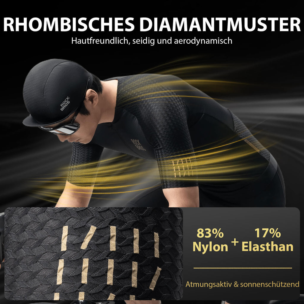 Herren Kurzarm Hochleistungs-Radtrikot Jersey für MTB & Rennrad