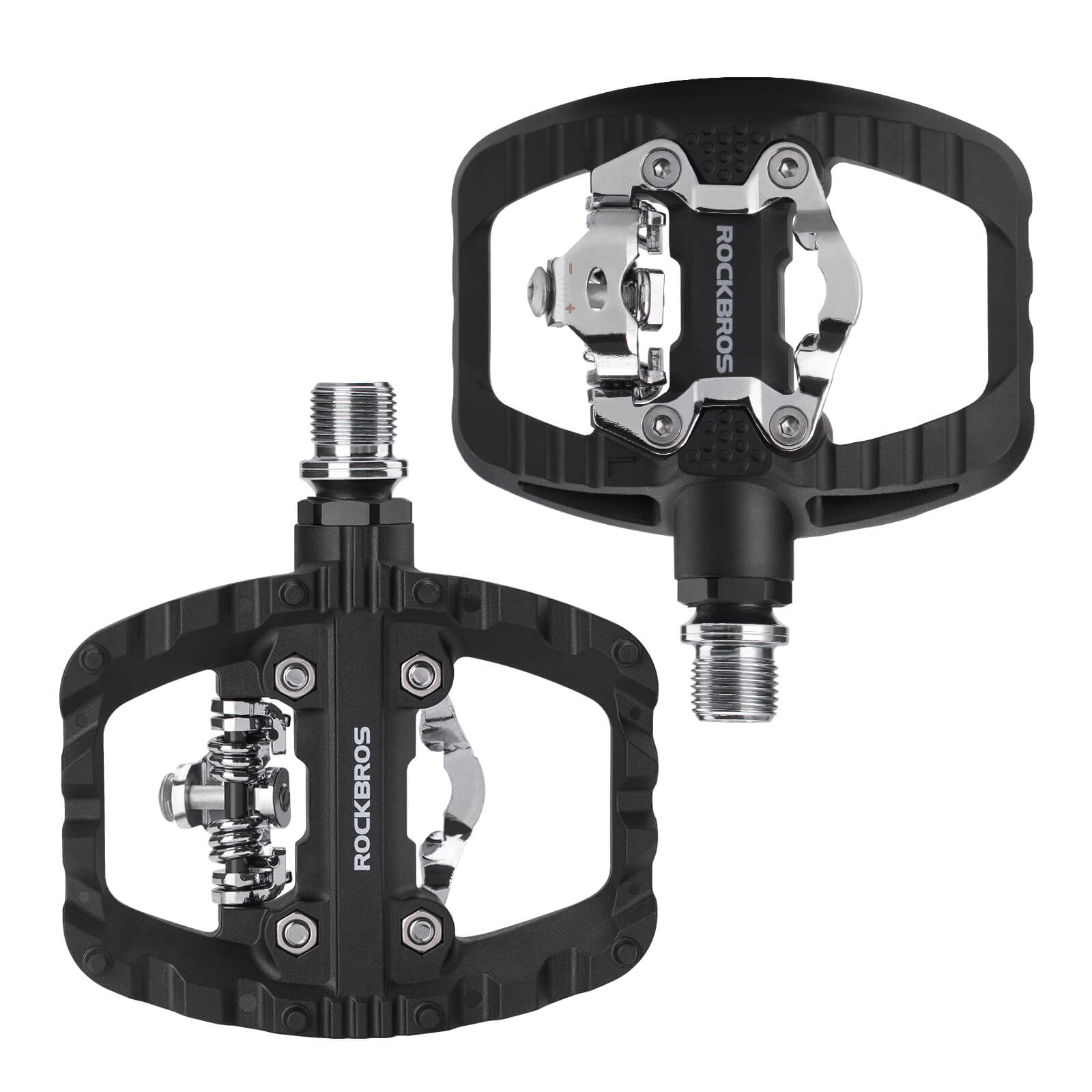 SPD-Klickpedale & Plattformpedale 2-in-1 inkl. Cleats 9/16"