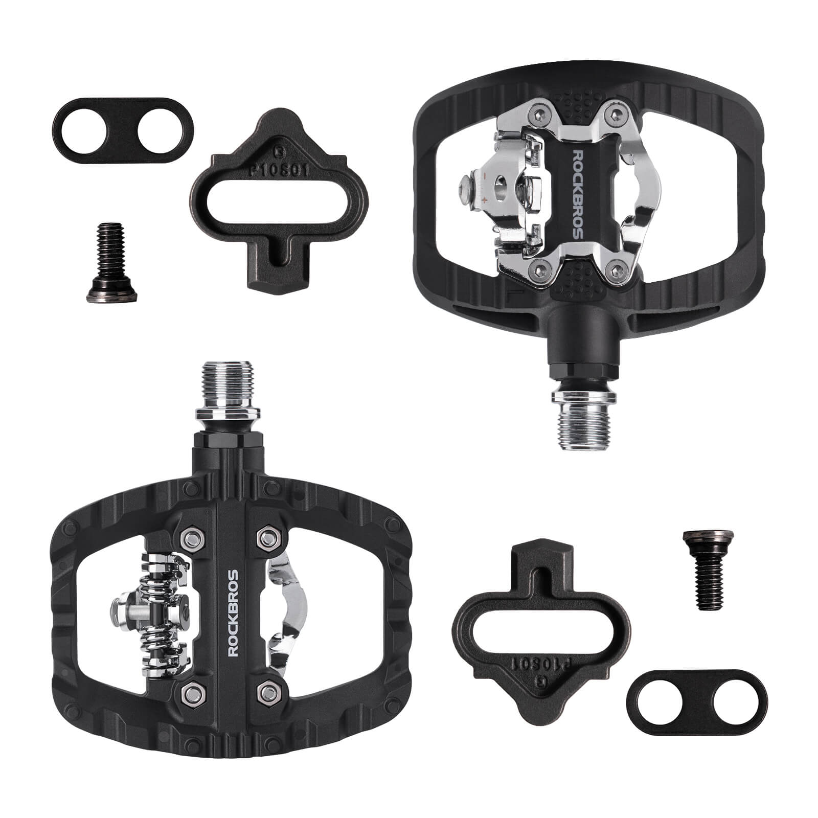 SPD-Klickpedale & Plattformpedale 2-in-1 inkl. Cleats 9/16"