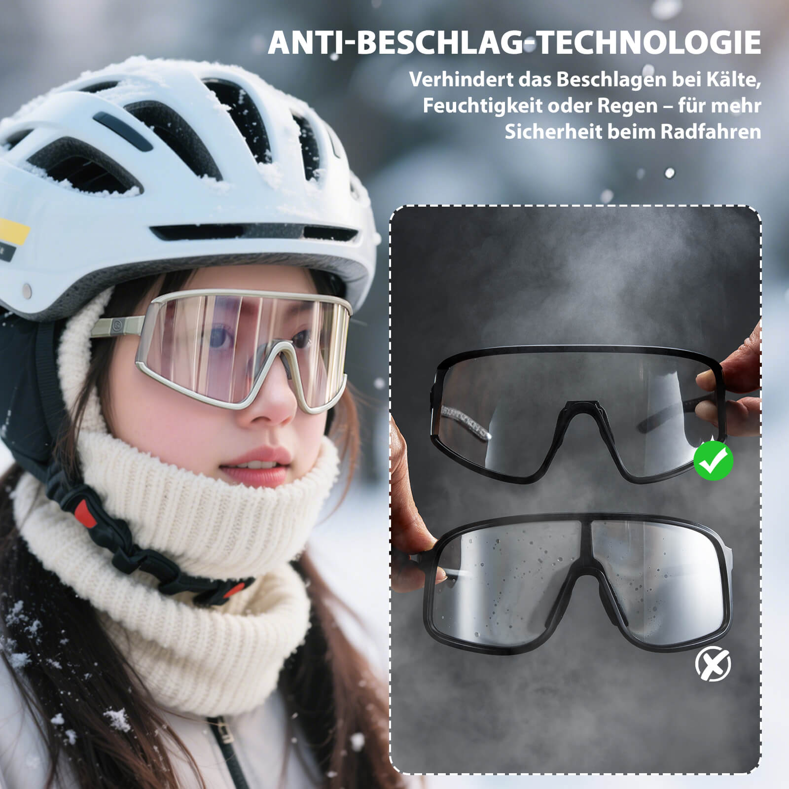 Polarisierte Ultraleichte Fahrradbrille in 4 Farben
