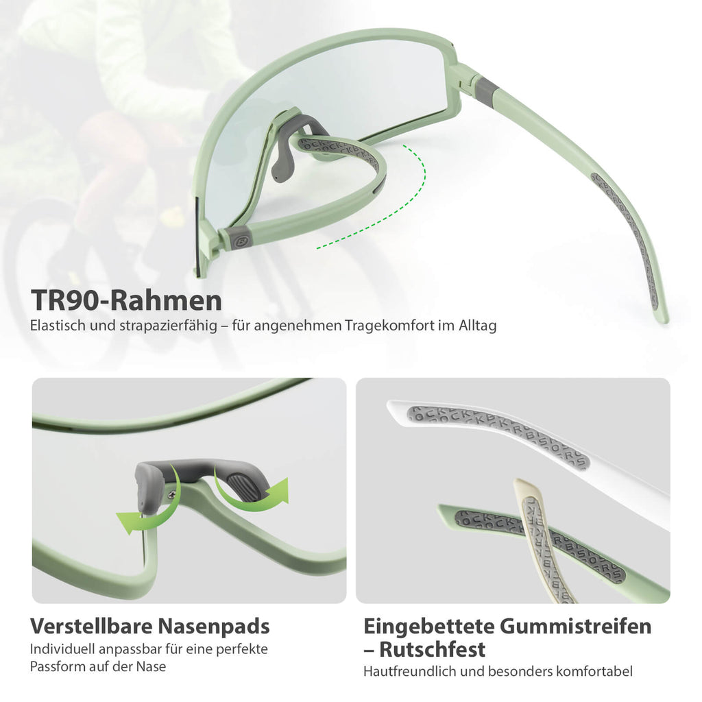 Polarisierte Ultraleichte Fahrradbrille in 4 Farben
