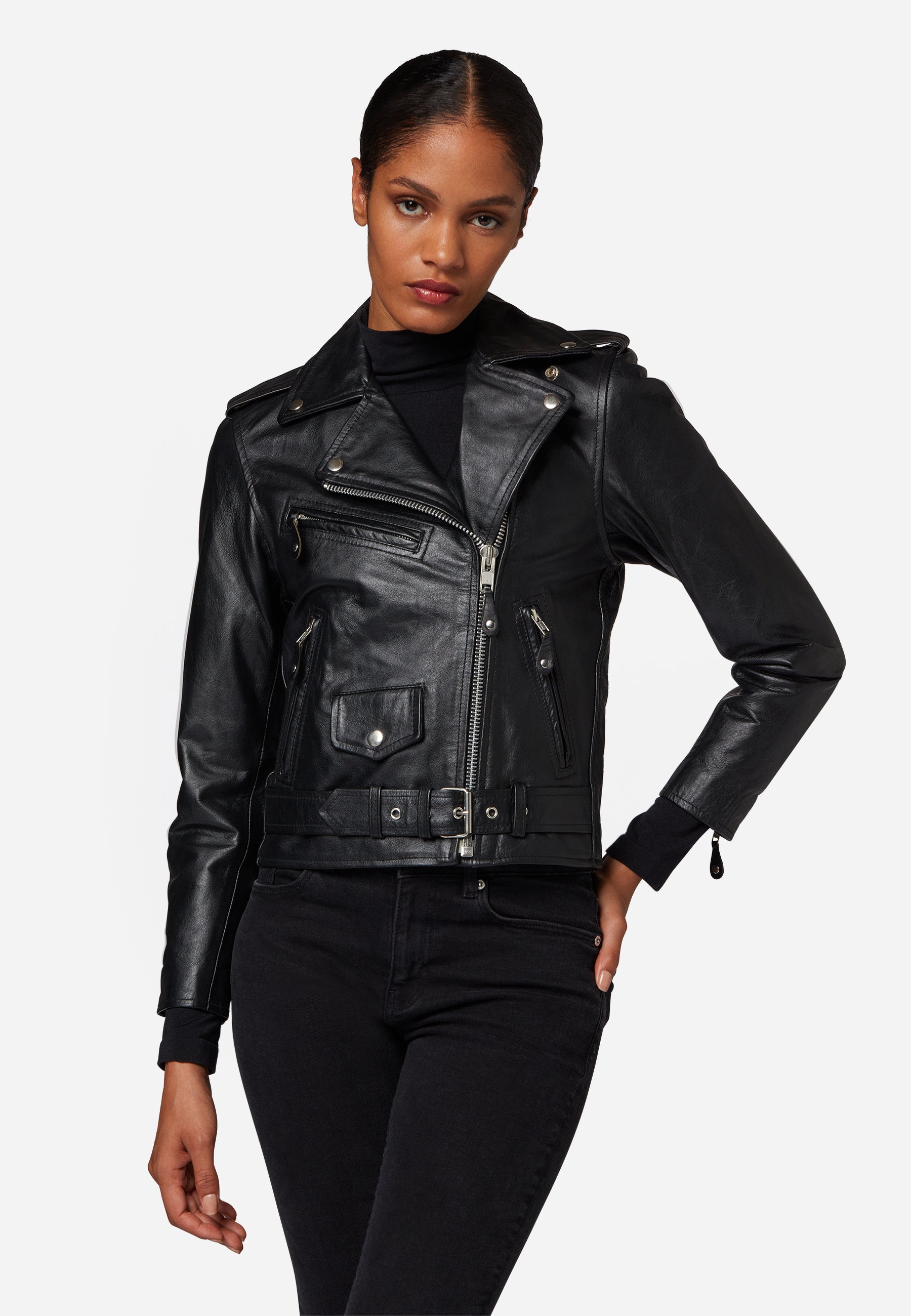 Rockabilly Lederjacke Brando Girl
