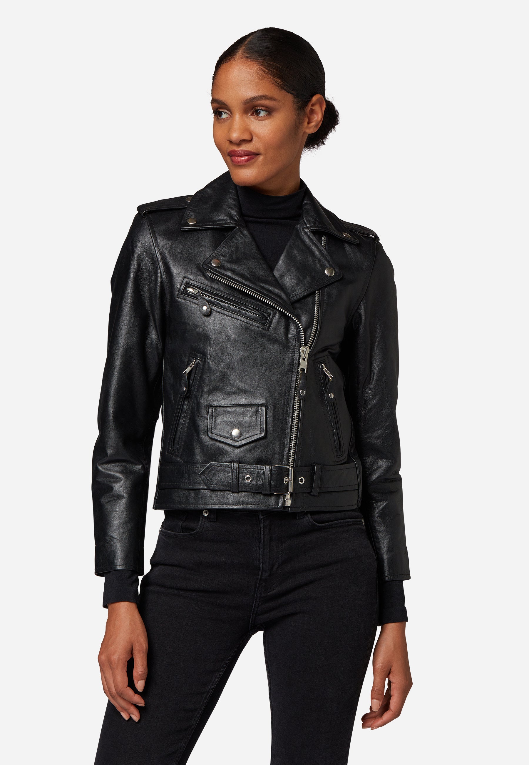 Rockabilly Lederjacke Brando Girl