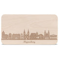 Frühstücksbrettchen Skyline Regensburg