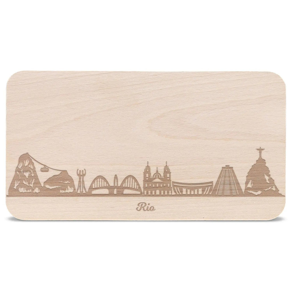 Frühstücksbrettchen Skyline Rio