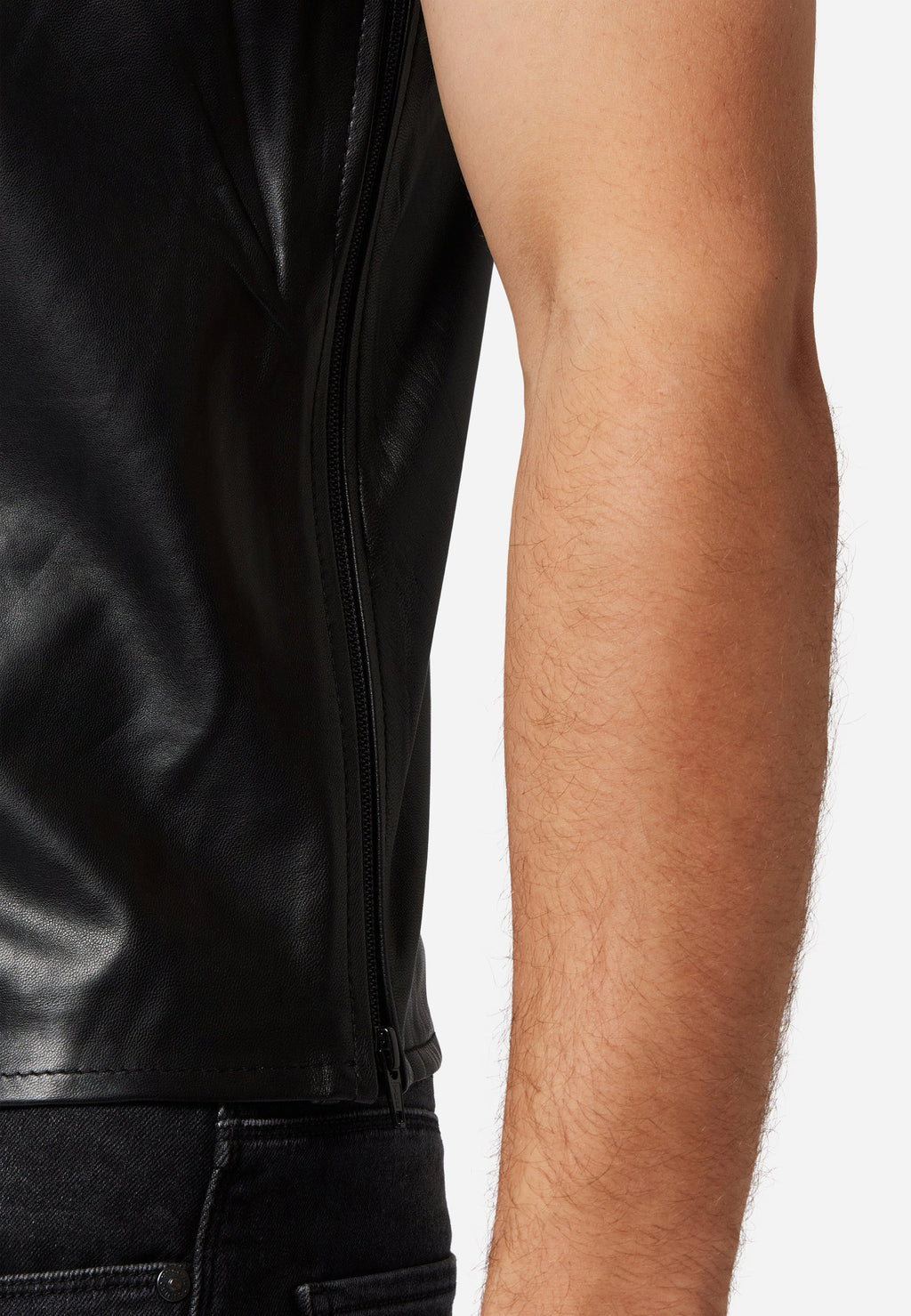 Lammnappa Shirt schwarz