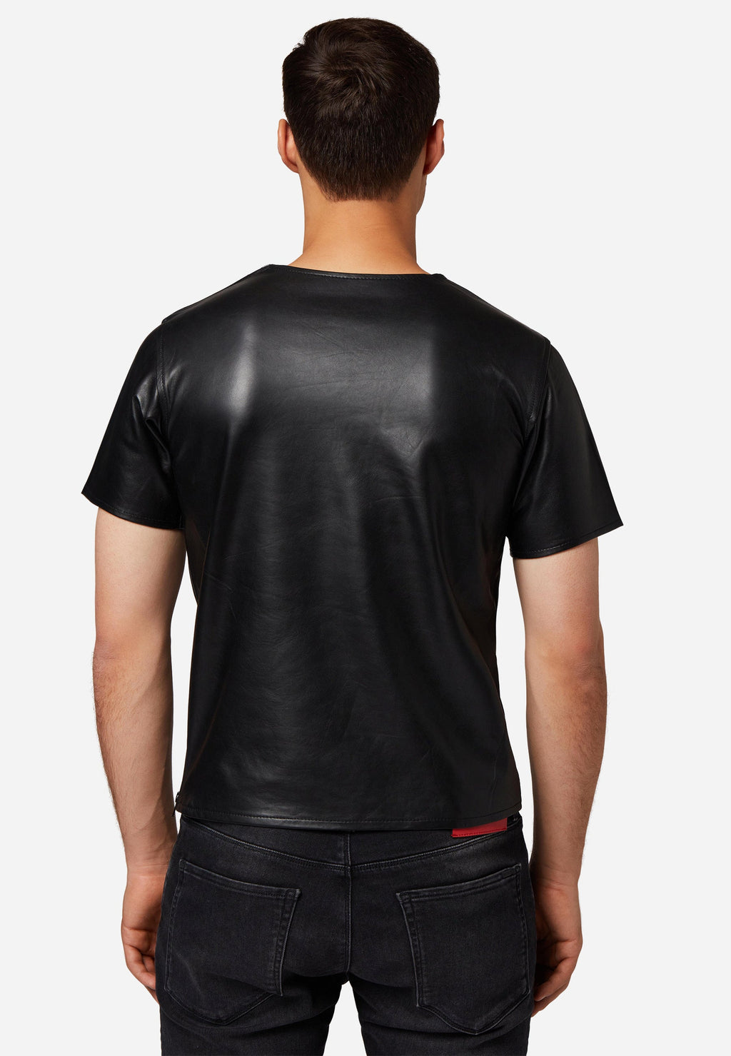 Lammnappa Shirt schwarz