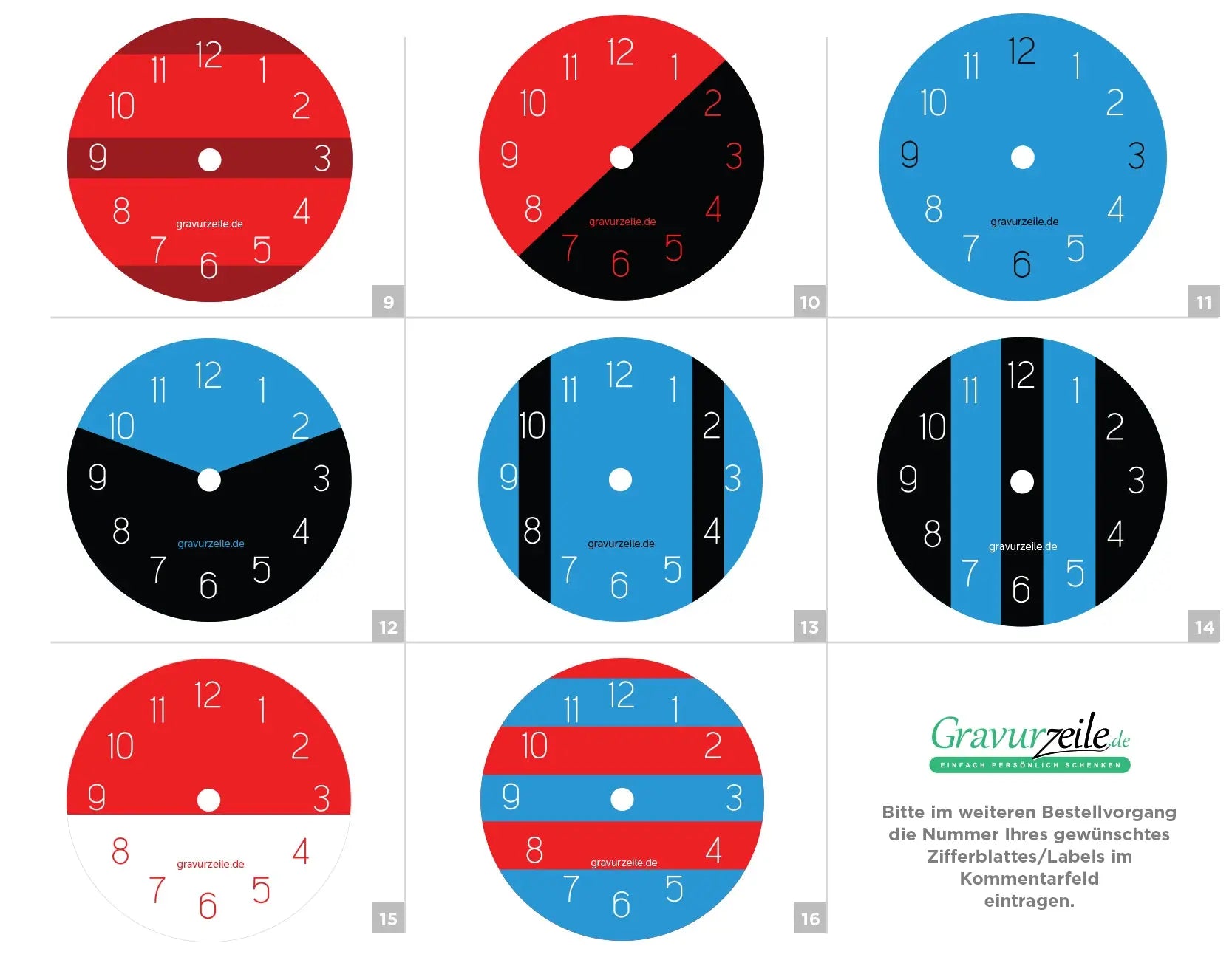 Wanduhr aus Vinyl Skyline Cuxhaven