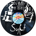 Wanduhr aus Vinyl Sylt