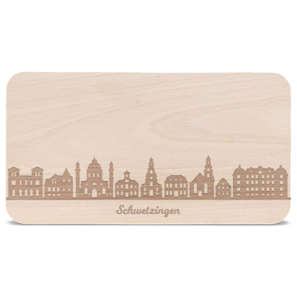 Frühstücksbrettchen Skyline Schwetzingen