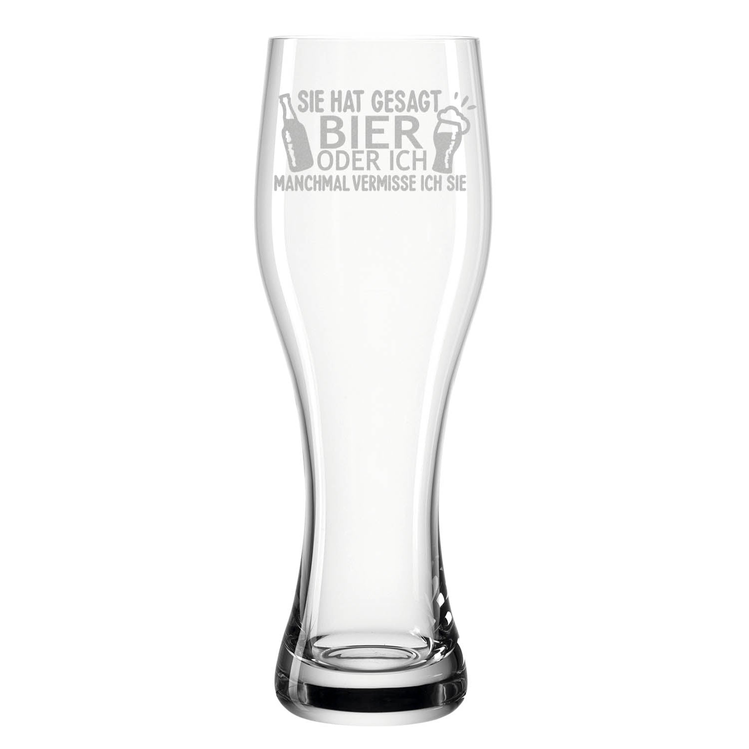 Leonardo Weizenglas "Sie hat gesagt Bier oder ich"