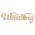 Großes "Wedding" Holzschild