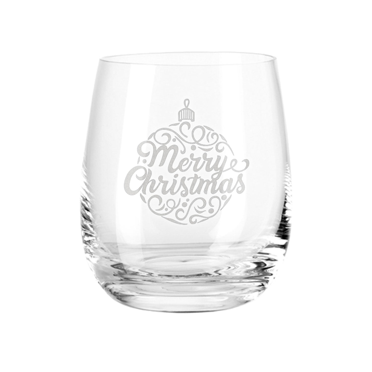 Teelicht mit Gravur - Weihnachtsdeko - Weihnachtskugel