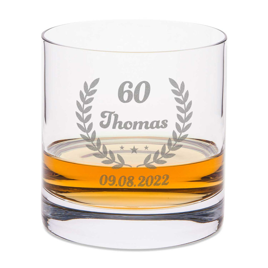Leonardo Whiskyglas mit Gravur "Geburtstagskranz"