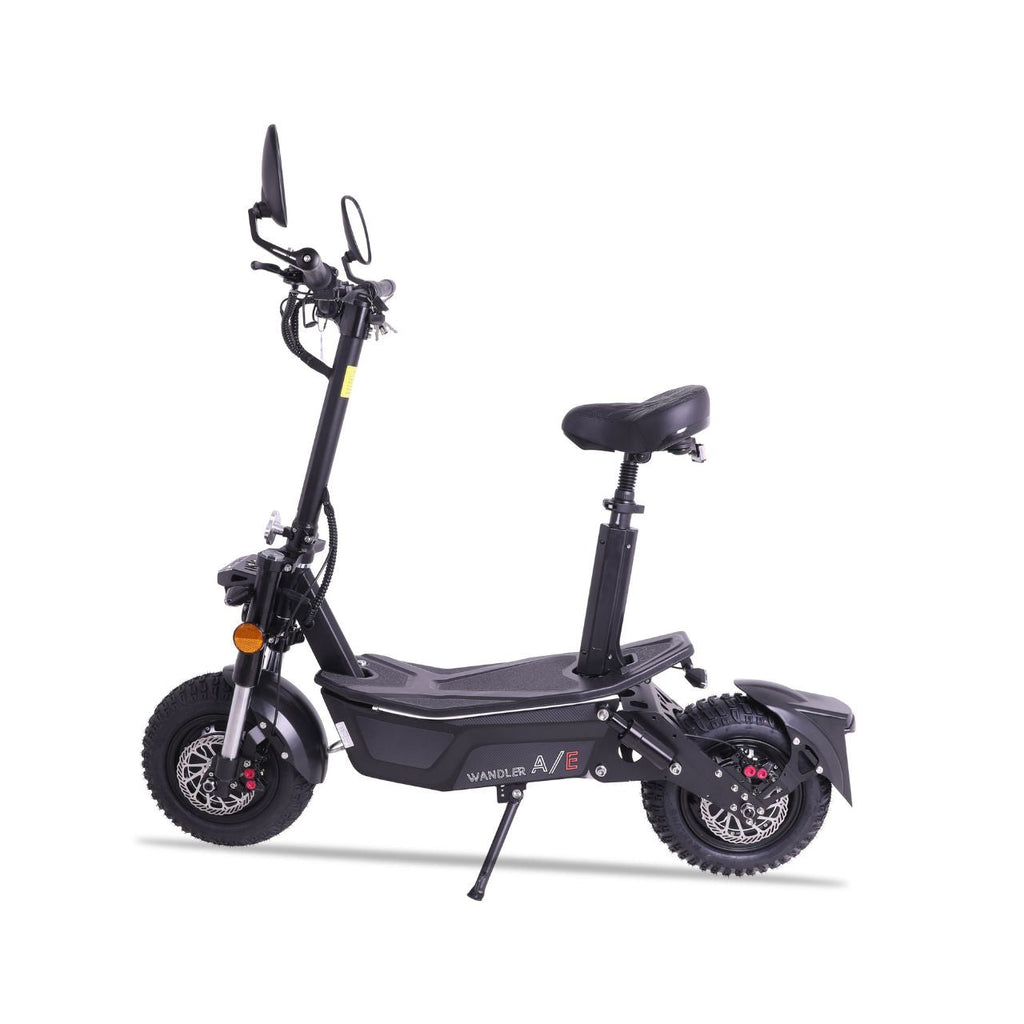 WANDLER A/E Schwarz – Allrad Elektroroller 45 km/h mit Straßenzulassung