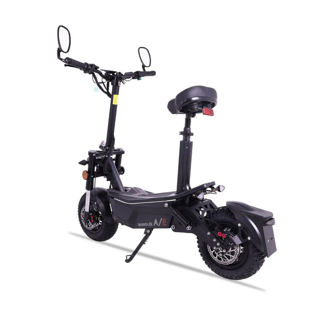WANDLER A/E Schwarz – Allrad Elektroroller 45 km/h mit Straßenzulassung