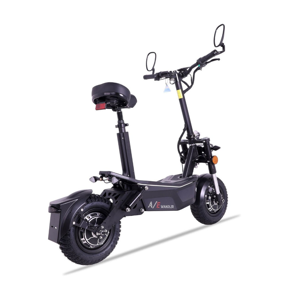 WANDLER A/E Schwarz – Allrad Elektroroller 45 km/h mit Straßenzulassung