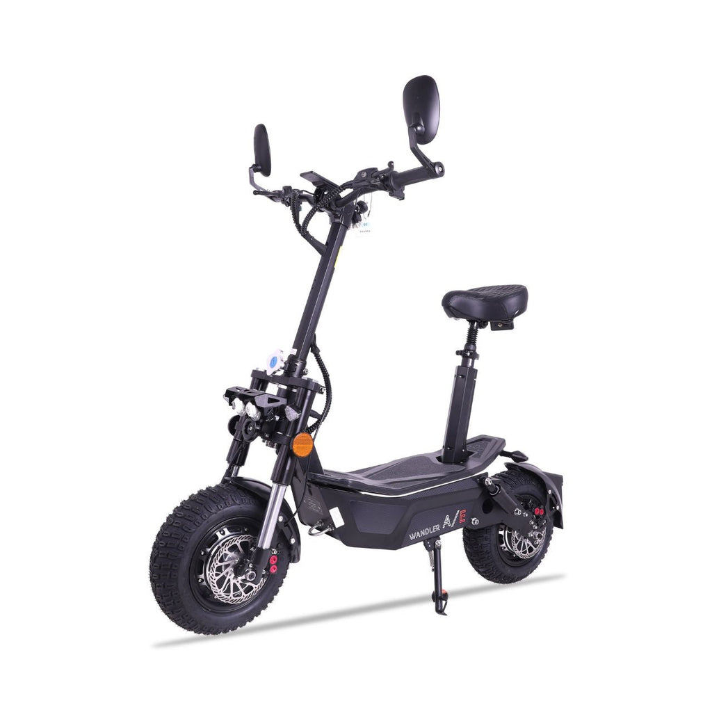 WANDLER A/E Schwarz – Allrad Elektroroller 45 km/h mit Straßenzulassung