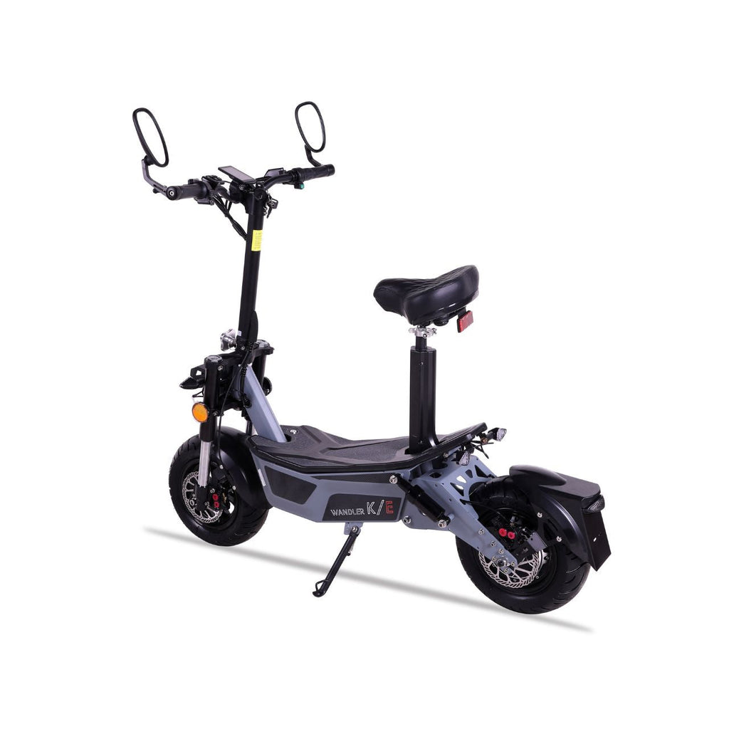 WANDLER L/E Grau – 20 km/h Elektroroller mit Sitz