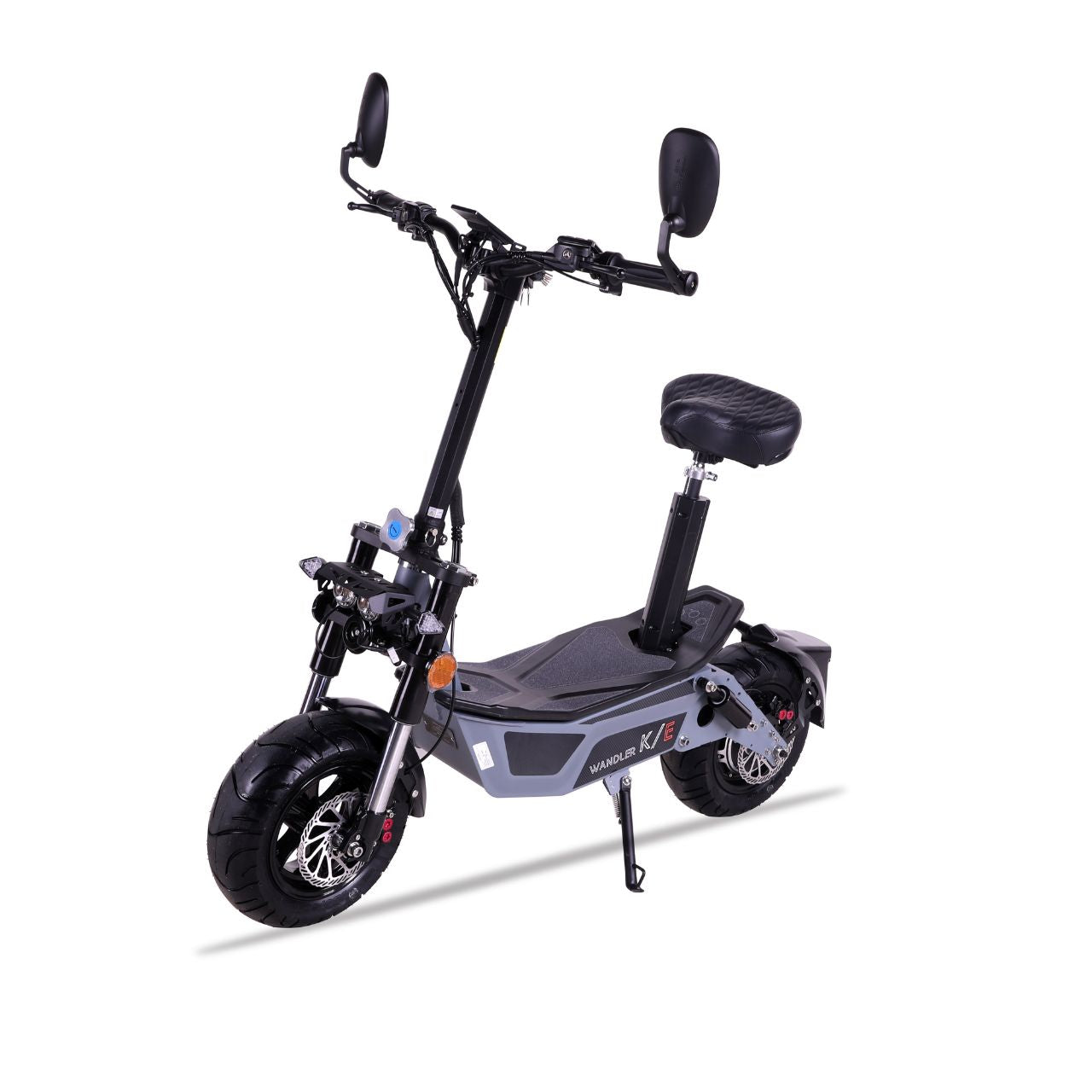 WANDLER L/E Grau – 20 km/h Elektroroller mit Sitz
