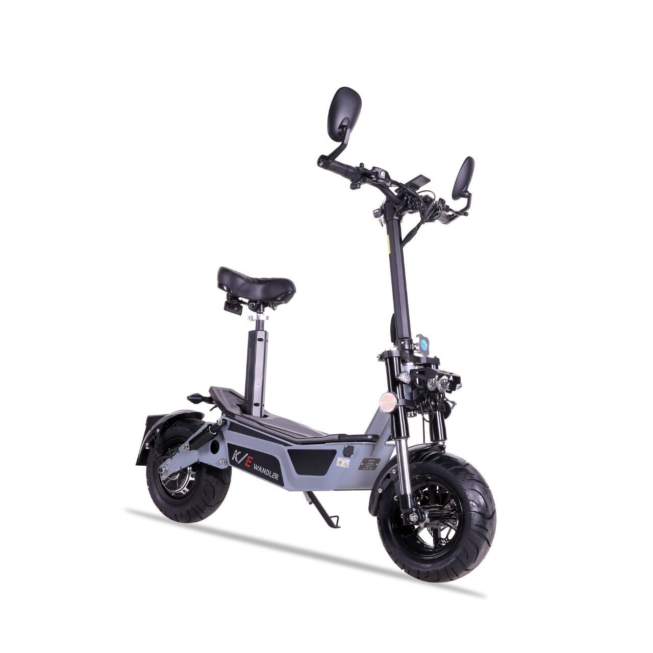 WANDLER L/E Grau – 20 km/h Elektroroller mit Sitz