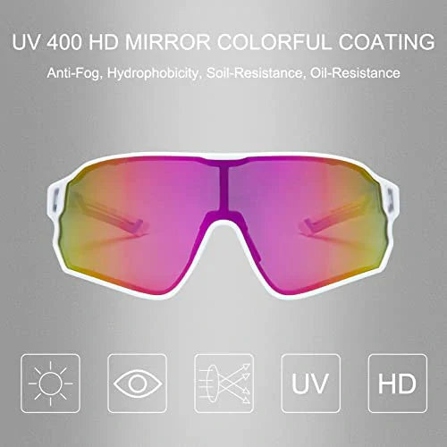 Polarisierte Sportbrille für Radfahrer (UV-Schutz)