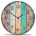 Wanduhr aus Holz Vintage Summer - mit UV Druck