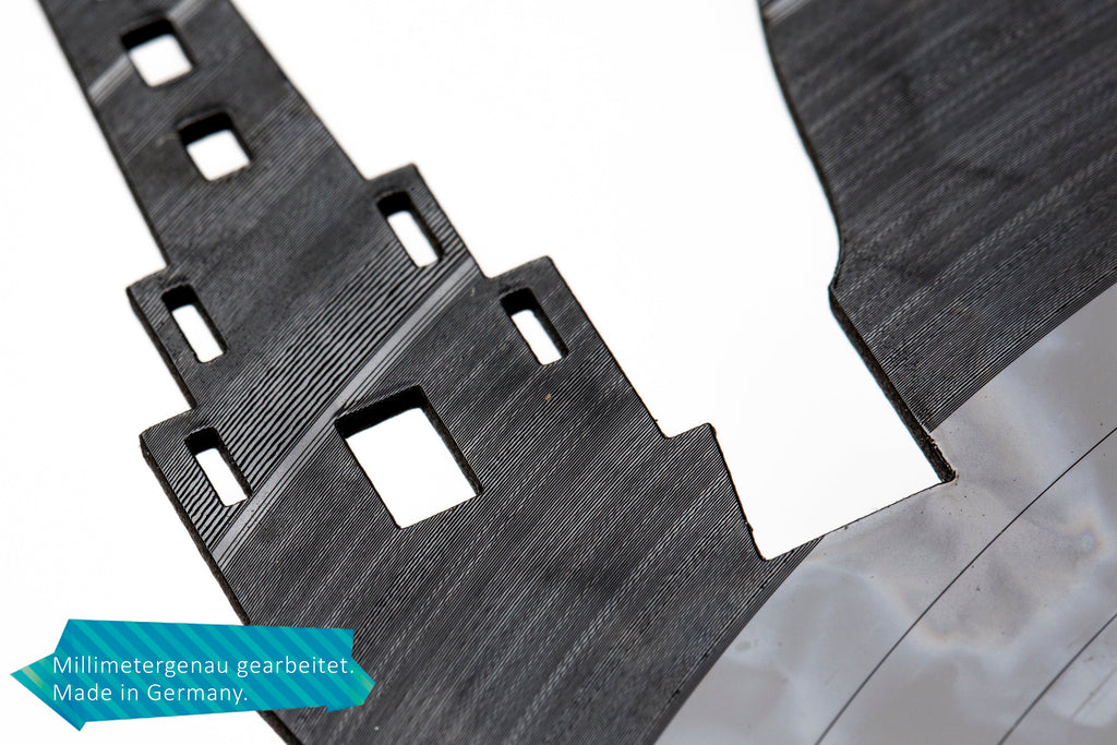Wanduhr aus Vinyl Skyline Wevelinghoven