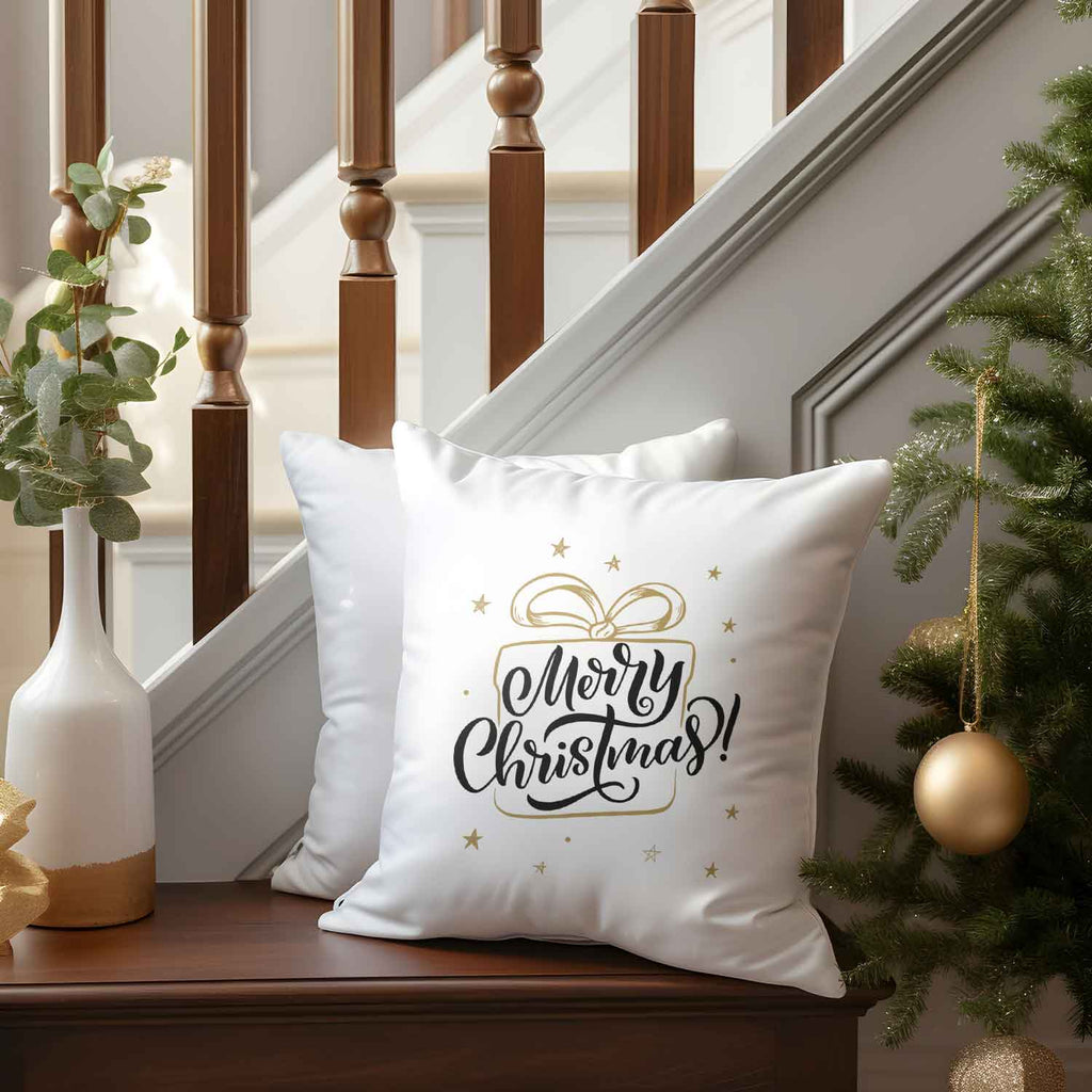 Kissen mit Weihnachtsmotiv - Weihnachtsgeschenk  - Weihnachtsdeko - Geschenk für Frauen & Männer