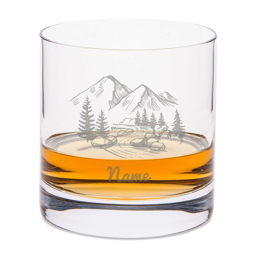 Leonardo Whiskyglas mit Gravur "Mountain"