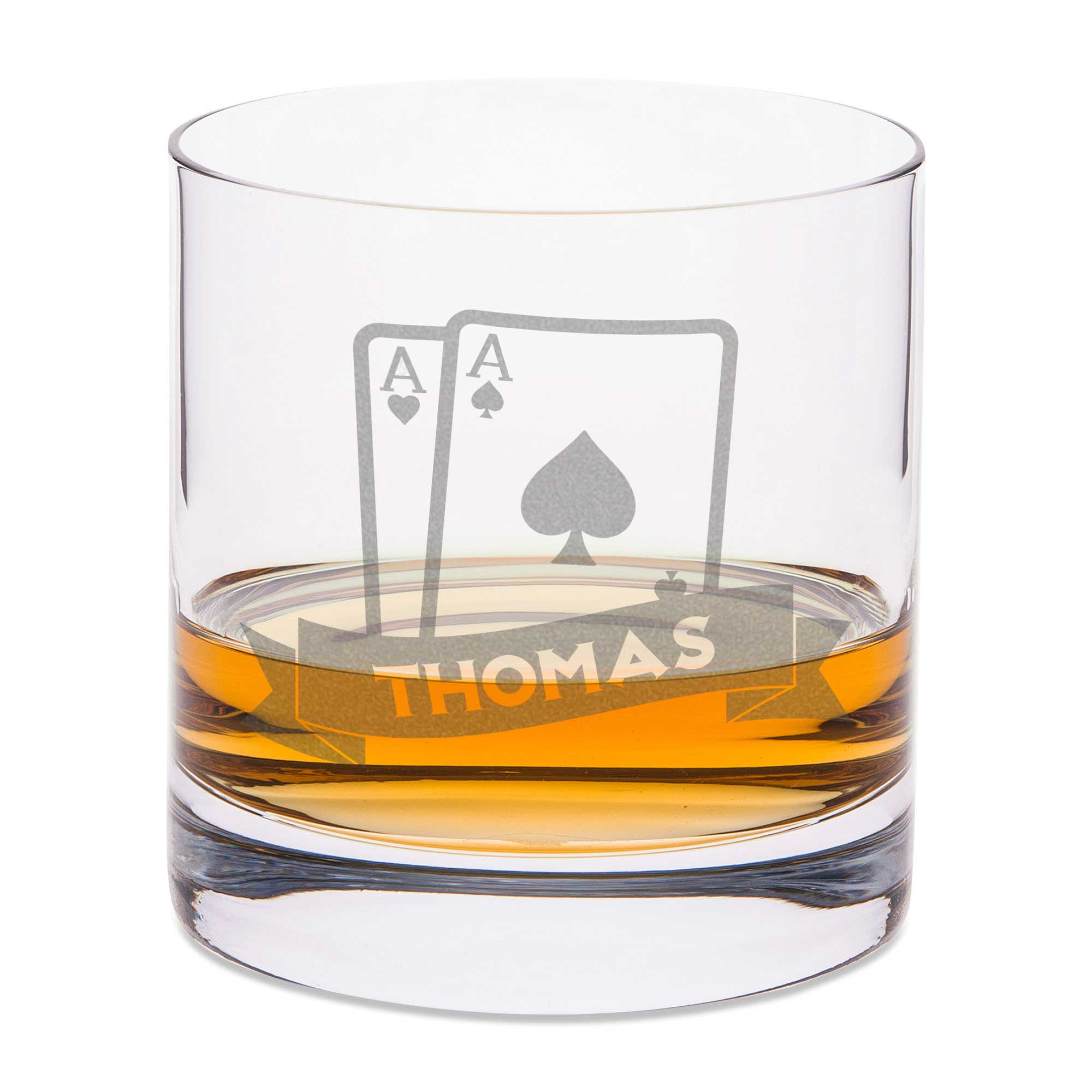 Leonardo Whiskyglas mit Gravur "Asse"