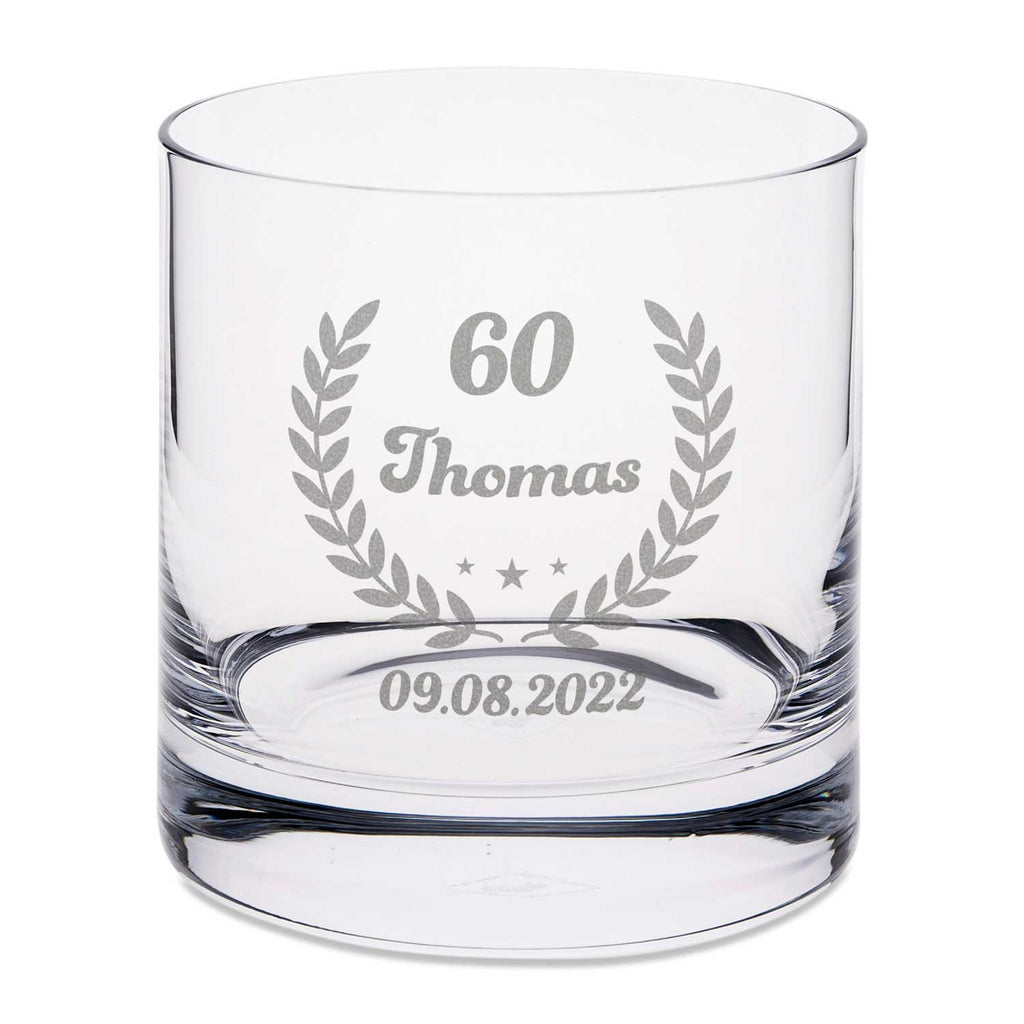 Leonardo Whiskyglas mit Gravur "Geburtstagskranz"