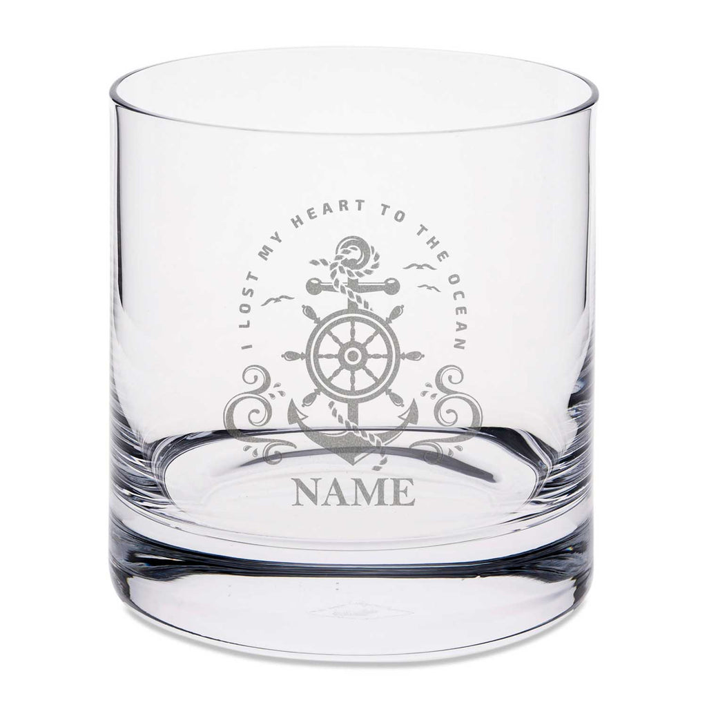 Leonardo Whiskyglas mit Gravur "Heart to the ocean"