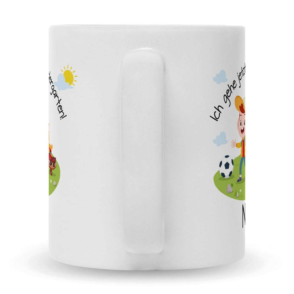 Bedruckte Tasse mit Motiv Ich gehe jetzt in den Kindergarten für Jungen & Mädchen