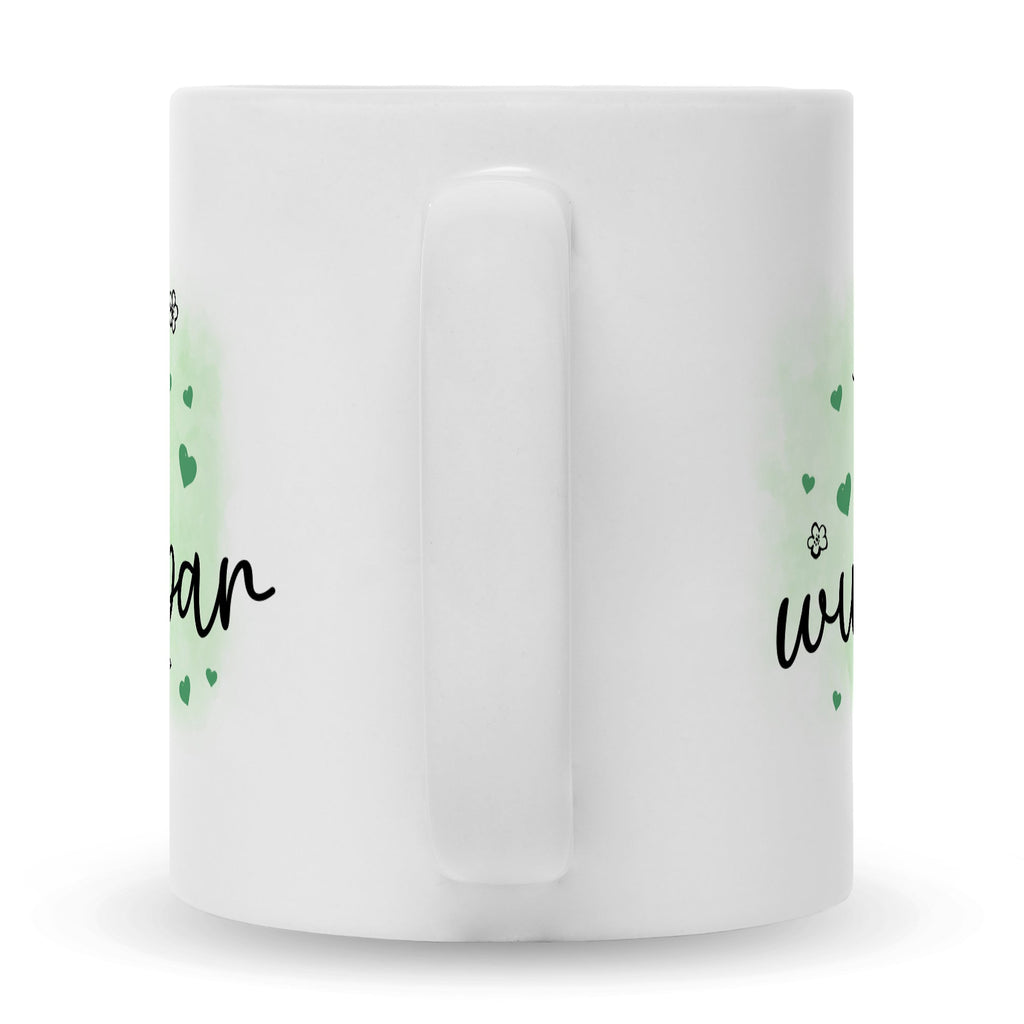 Bedruckte Tasse mit Spruch Du bist wunderbar