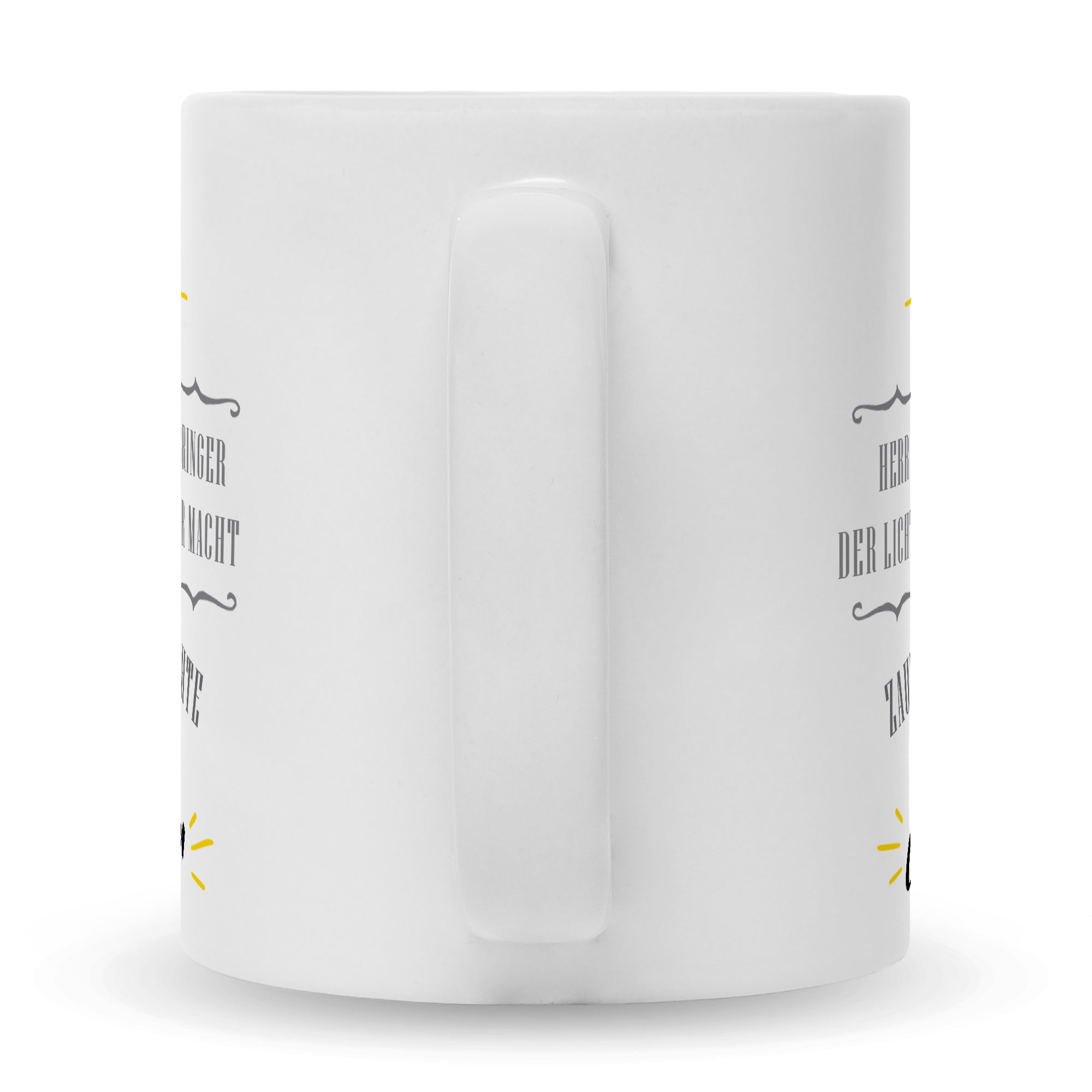 Bedruckte Tasse mit Spruch Wächter des Stroms