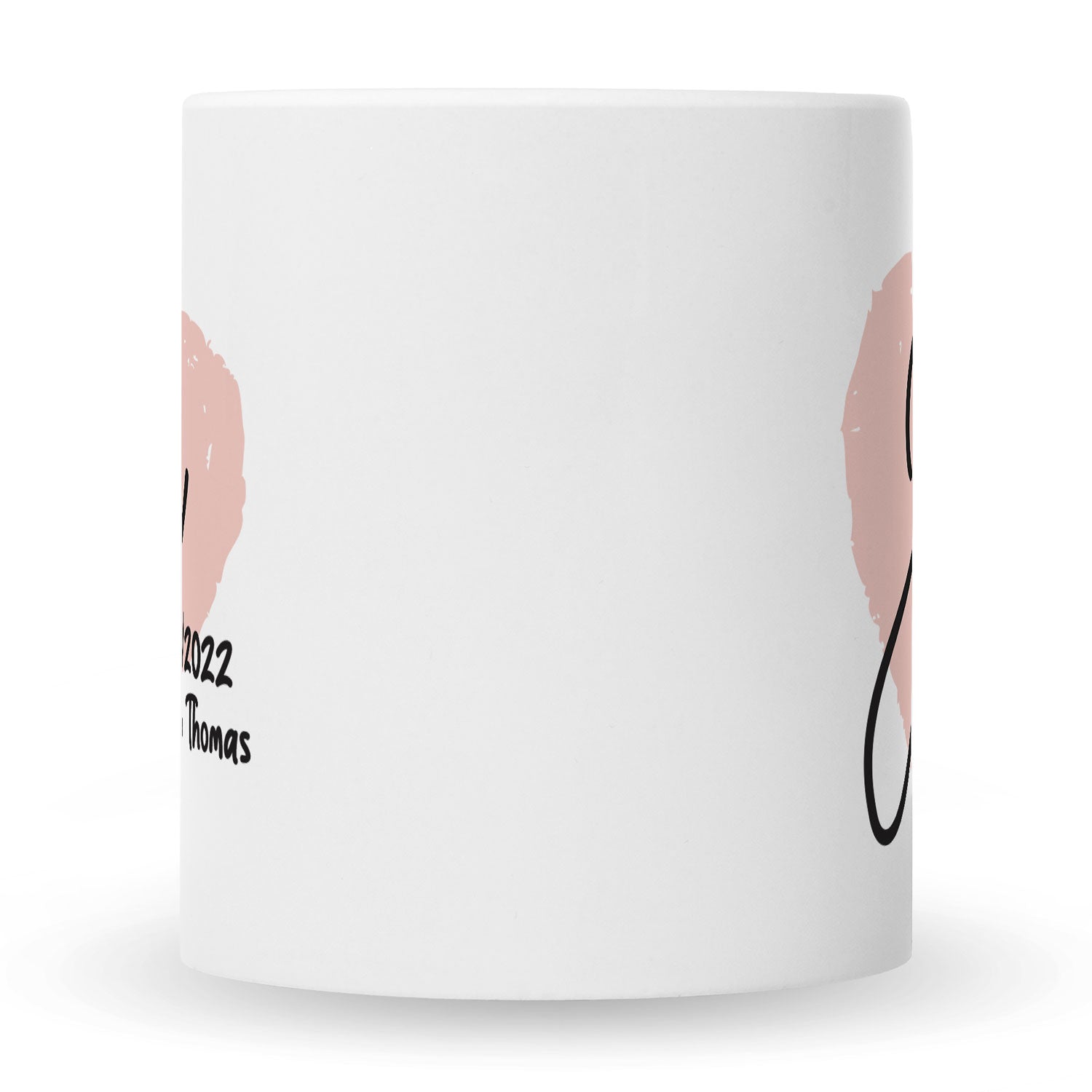Bedruckte Tasse mit Spruch Wir Sagen Ja