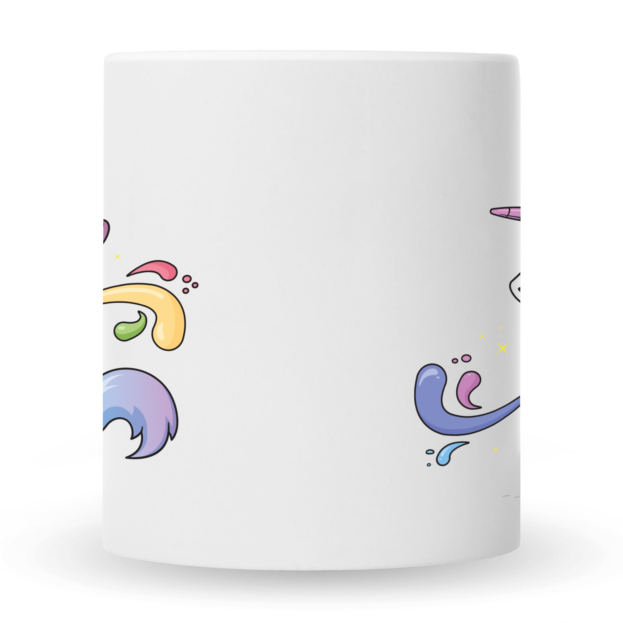 Bedruckte Tasse mit Motiv Einhorn
