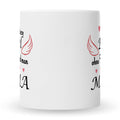 Bedruckte Tasse mit Spruch Engel ohne Flügel