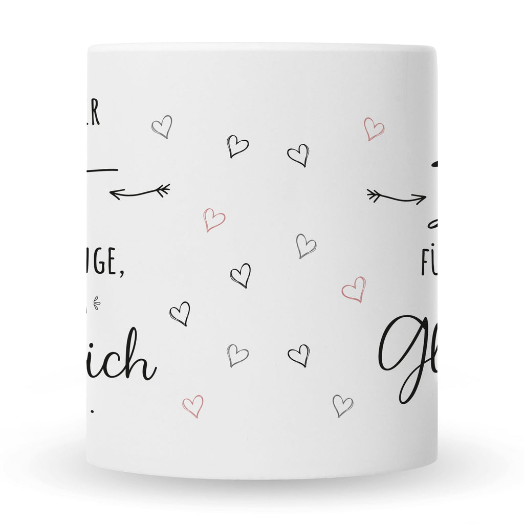 Bedruckte Tasse mit Spruch Nimm dir Zeit
