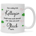 Bedruckte Tasse mit Spruch Tolle Kollegin