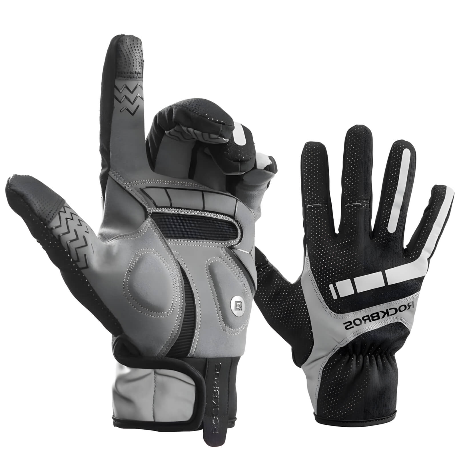 Winddichte Wärme-Touchscreen-Fahrradhandschuhe